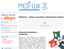Tablet Screenshot of medluk.pl